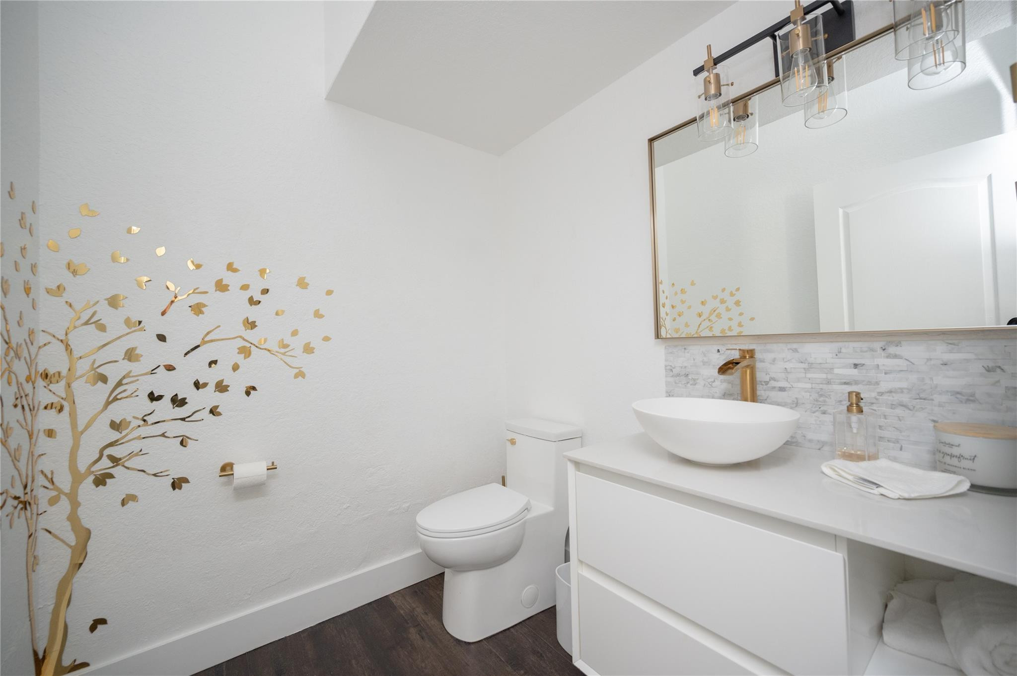 8891 Northwest 178th Lane Hialeah, FL 33018 - Photo 15 of 42 a bathroom with a sink and a mirror