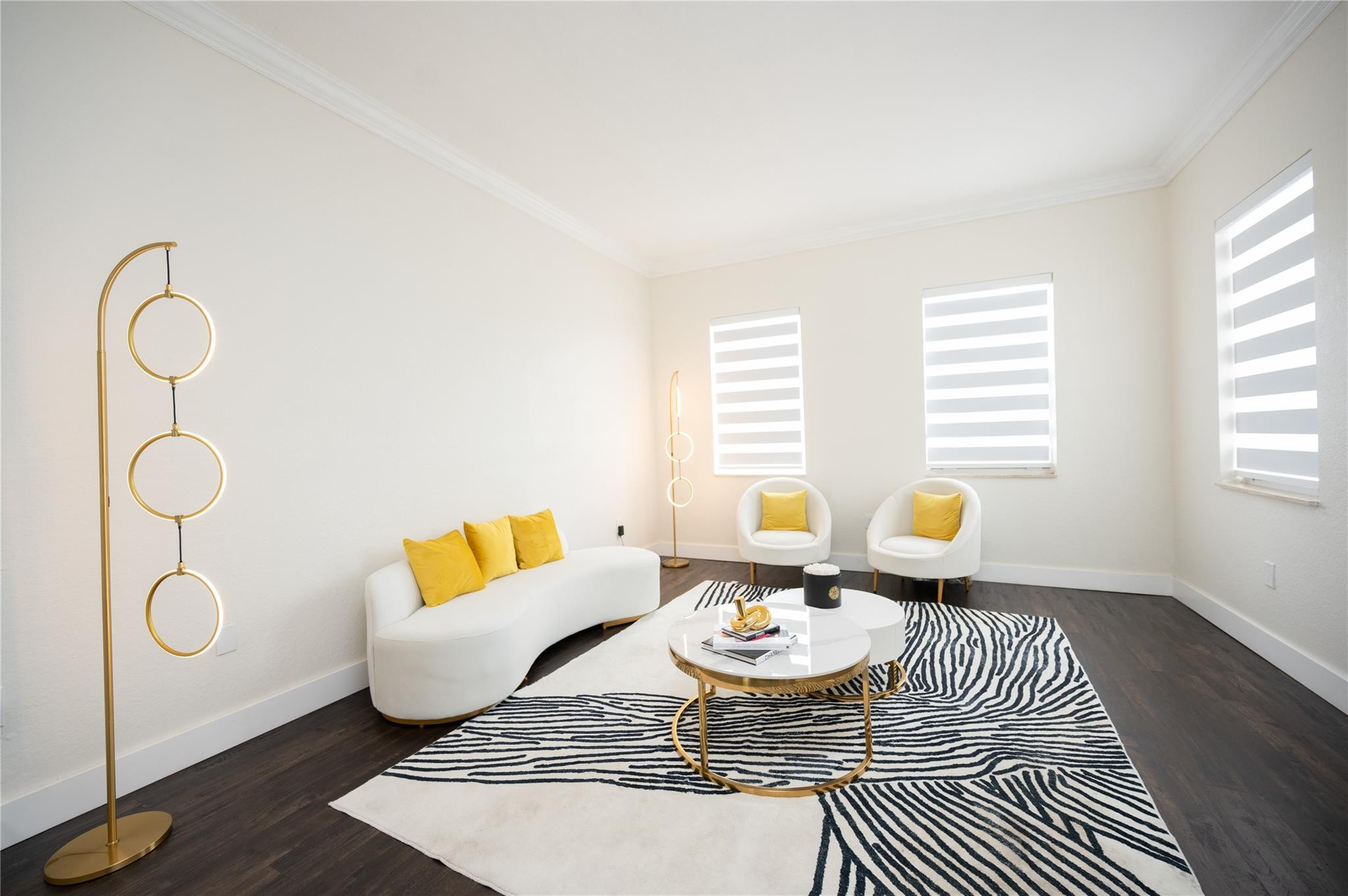 8891 Northwest 178th Lane Hialeah, FL 33018 - Photo 4 of 42 a living room with furniture and wooden floor