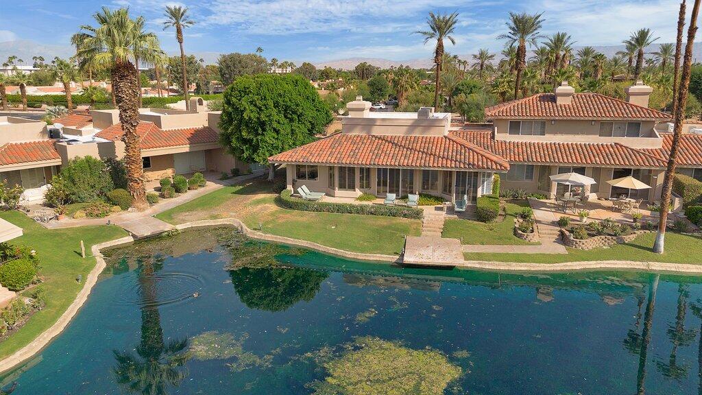 9 Lakeshore Drive Rancho Mirage, CA 92270 - Photo 33 of 41 view of a house with yard swimming pool and outdoor seating