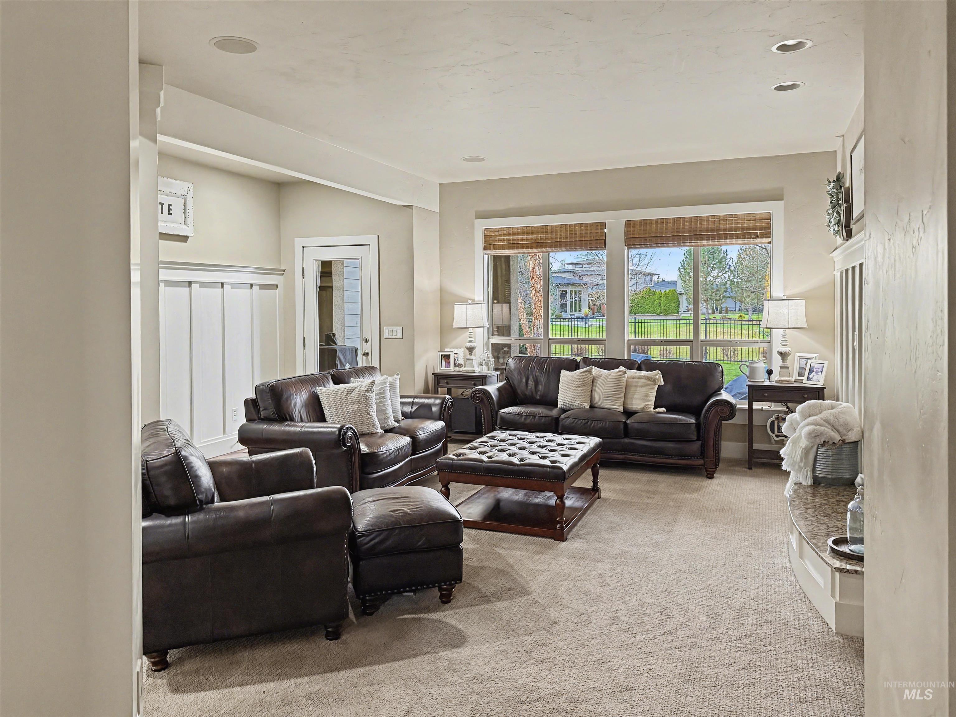 2425 South Chipper Way Eagle, ID 83616 - Photo 23 of 43 Living area with light colored carpet