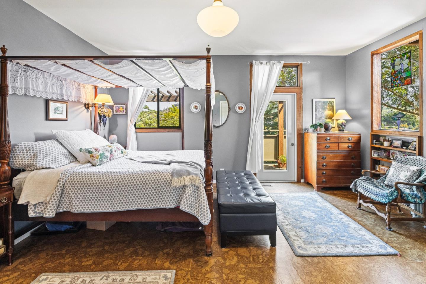 3405 Rio Road Carmel, CA 93923 - Photo 20 of 40 a bedroom with a bed and a couch