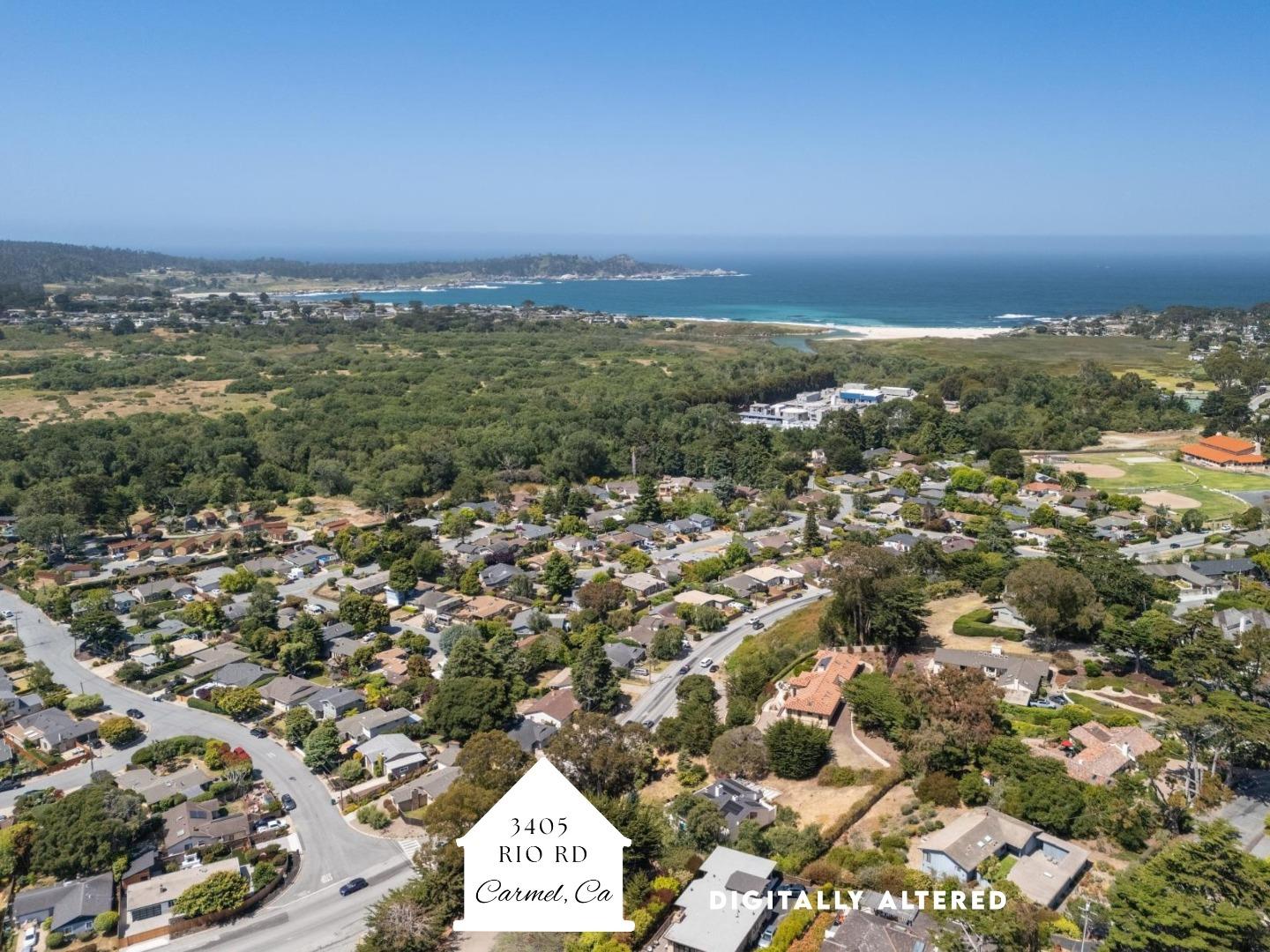 3405 Rio Road Carmel, CA 93923 - Photo 39 of 40 an aerial view of a city