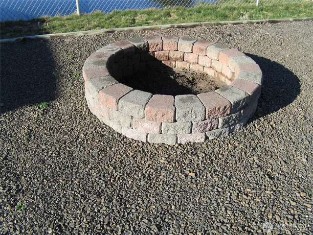 an aerial view of a house with a lake view