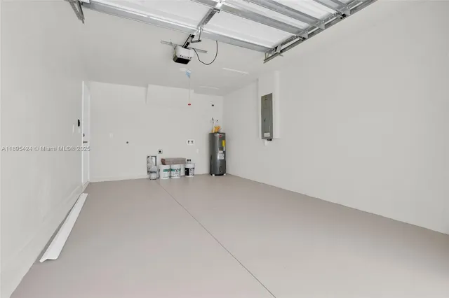 a view of a storage & utility room with racks on the wall