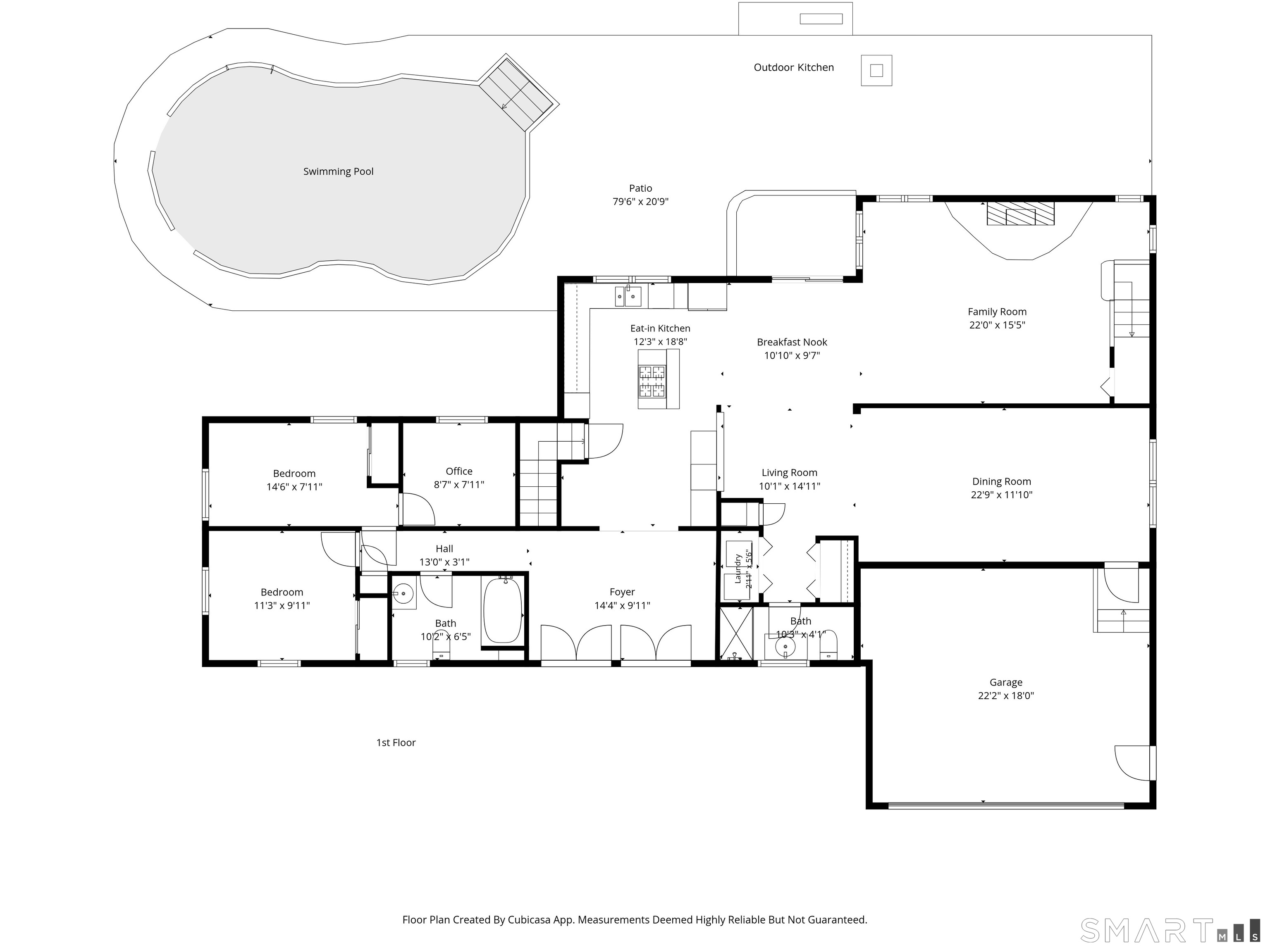 47 Sorghum Road Shelton, CT 06484 - Photo 38 of 40 1st Floor Plan