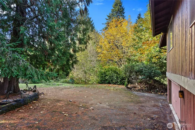a view of a outdoor space with trees