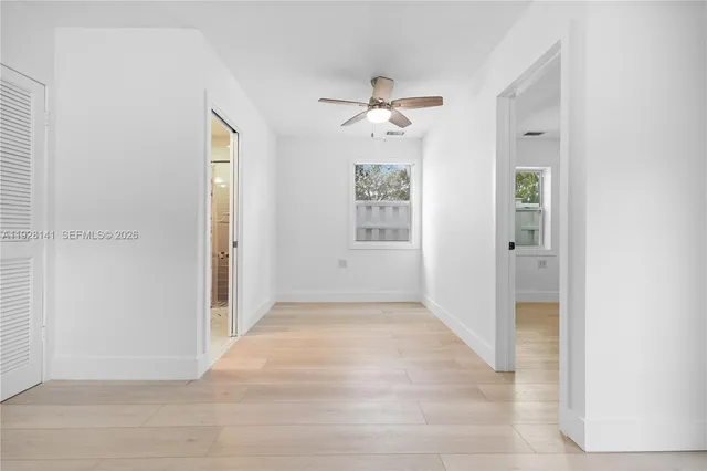 a view of an empty room