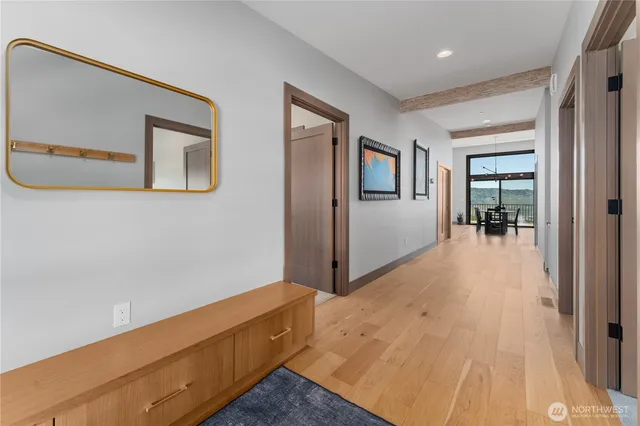 a view of a electric appliances in kitchen and windows