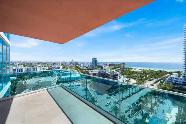 a view of a city from a terrace view