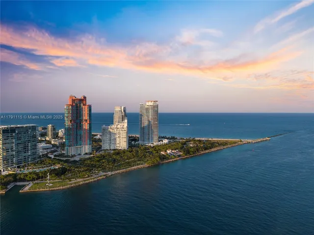 a view of a city with tall buildings