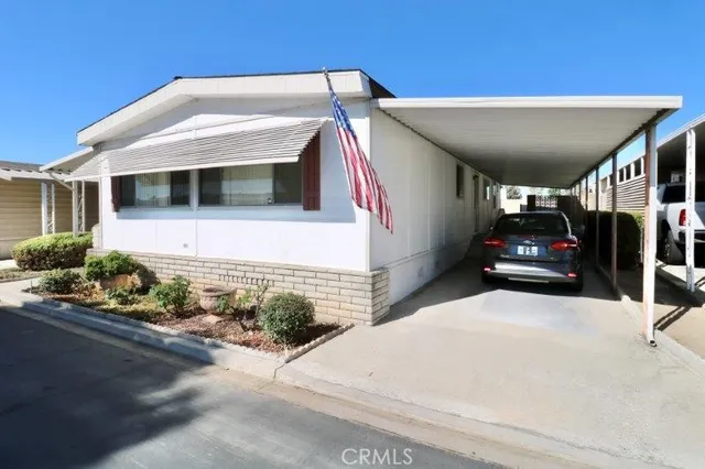 a car parked in front of house