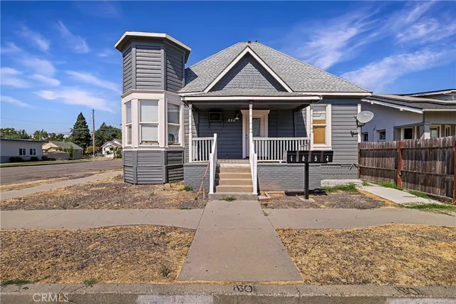 front view of a house with a pathway