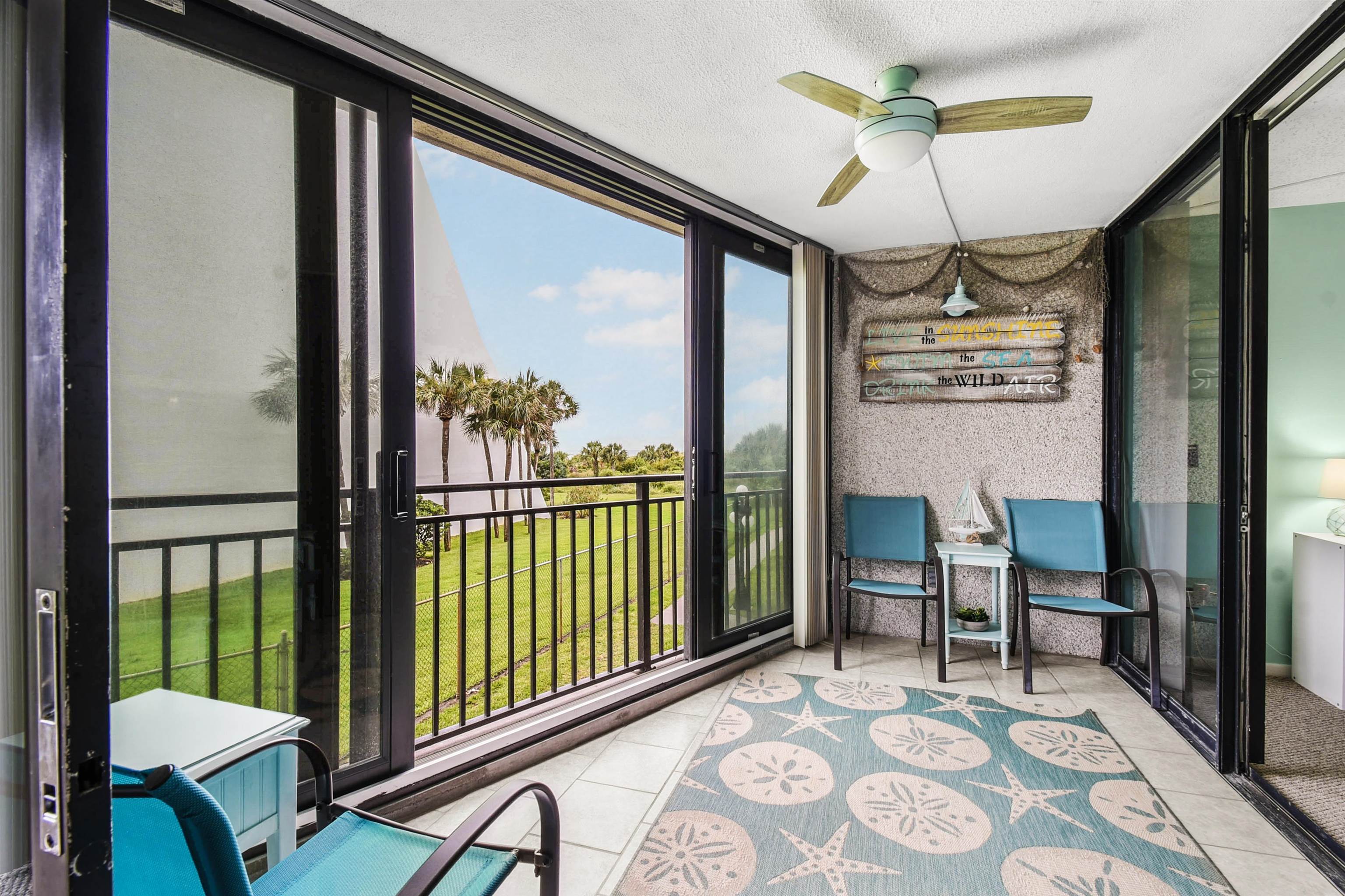 2 Dondanville Road, Unit 212 St. Augustine, FL 32080 - Photo 11 of 31 a view of a balcony with furniture