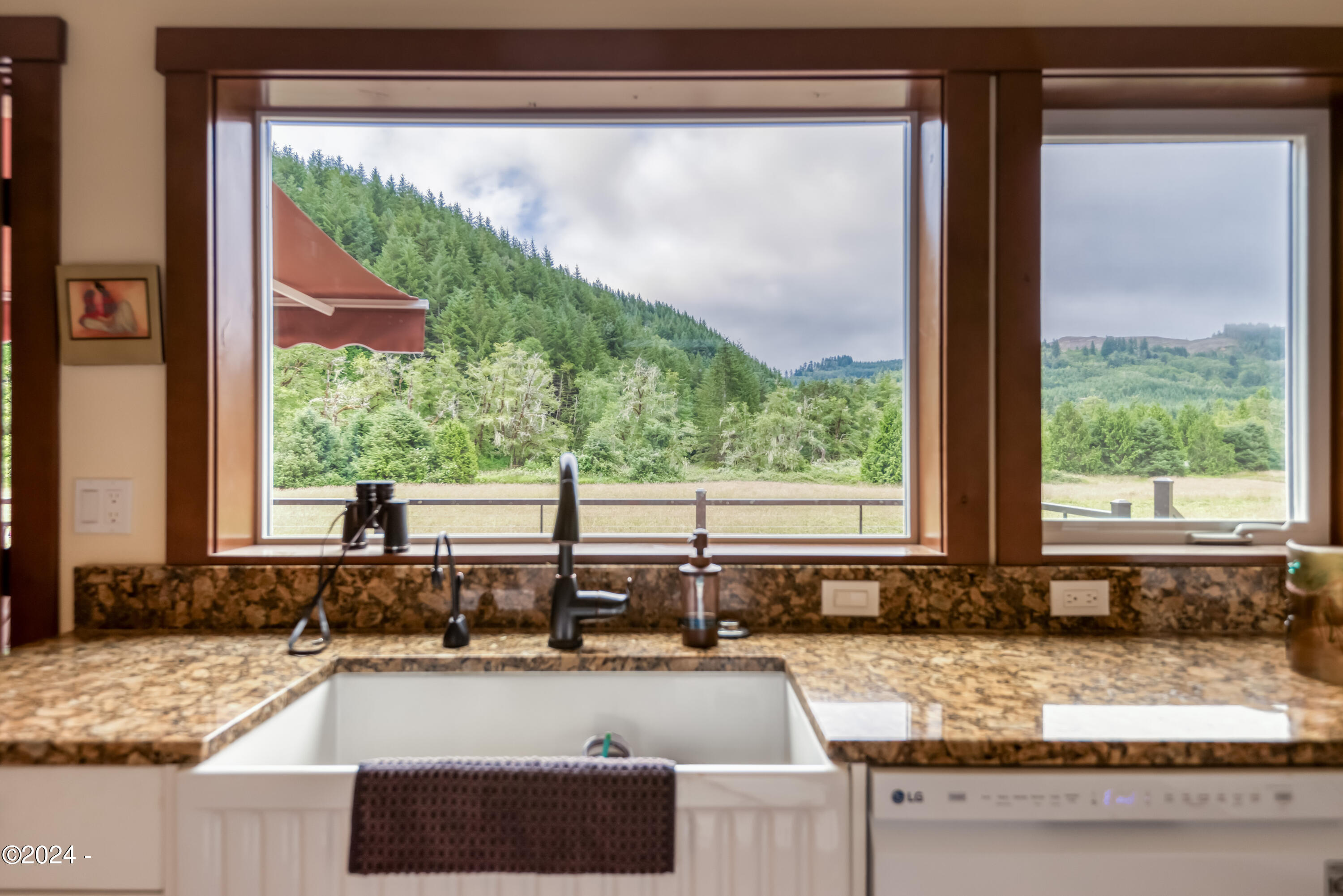 540 Big Rock Creek Road Blodgett, OR 97326 - Photo 8 of 54 Gorgeous view from kitchen window