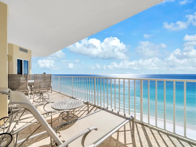 a view of a city with tall buildings