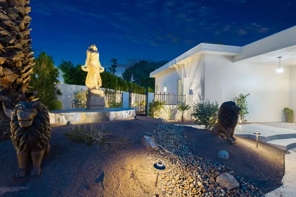 a view of living room and kitchen