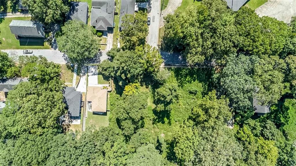 1427 Andrews Street Northwest Atlanta, GA 30314 - Photo 2 of 8 an aerial view of a house with a yard