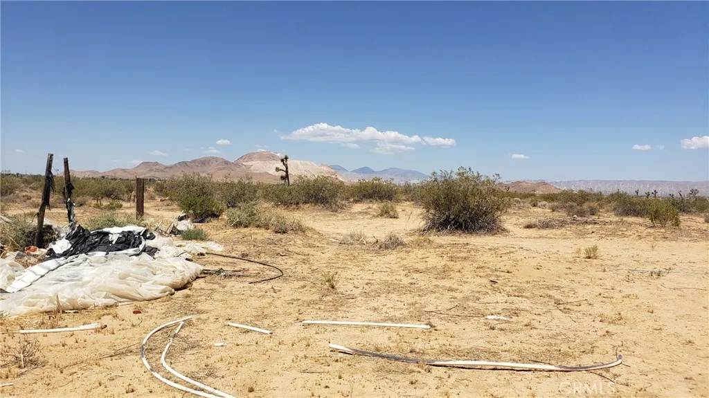 0 Reed Mojave, CA 93501 - Photo 2 of 7 a view of a yard with snow on the road