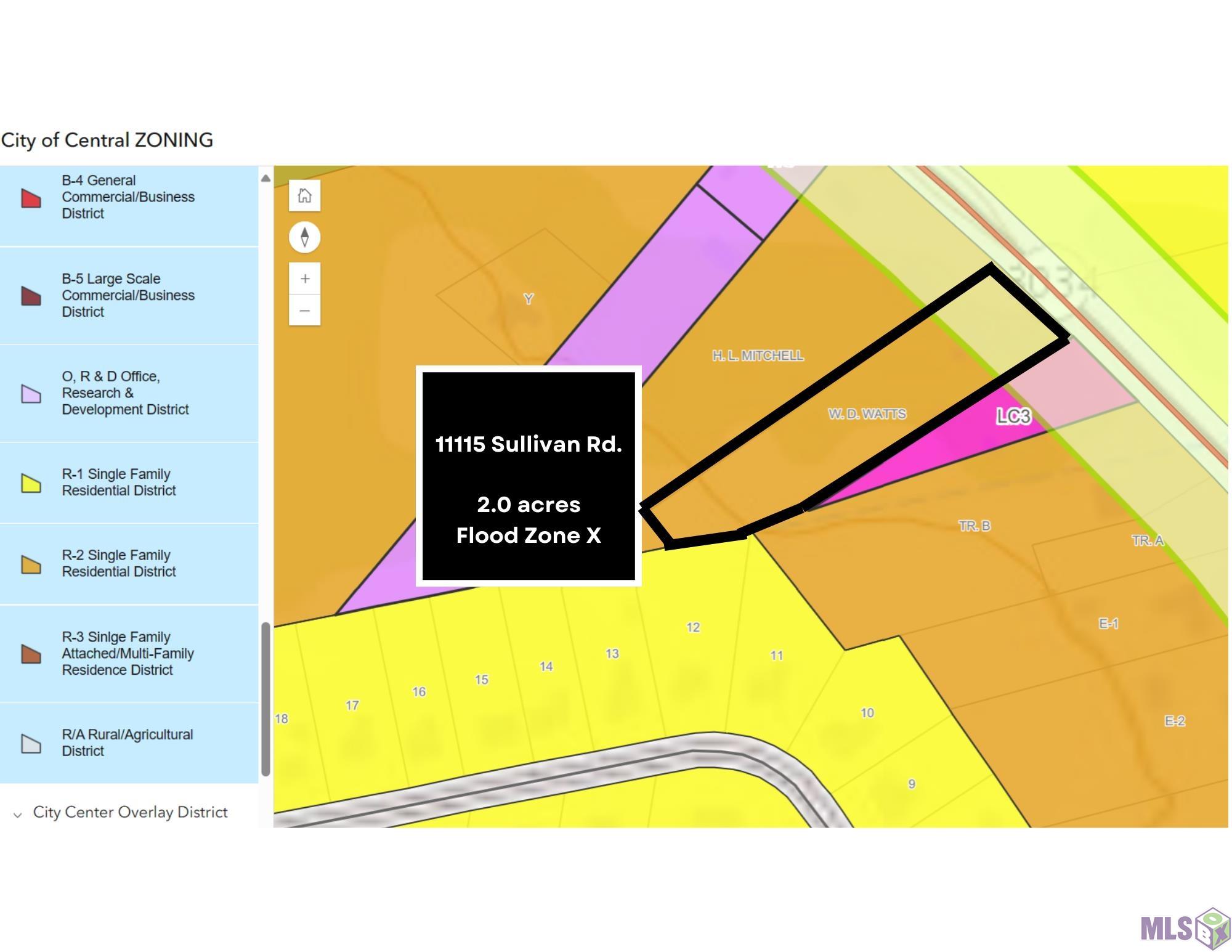 11115 Sullivan Road Central, LA 70818 - Photo 5 of 10 Current Zoning