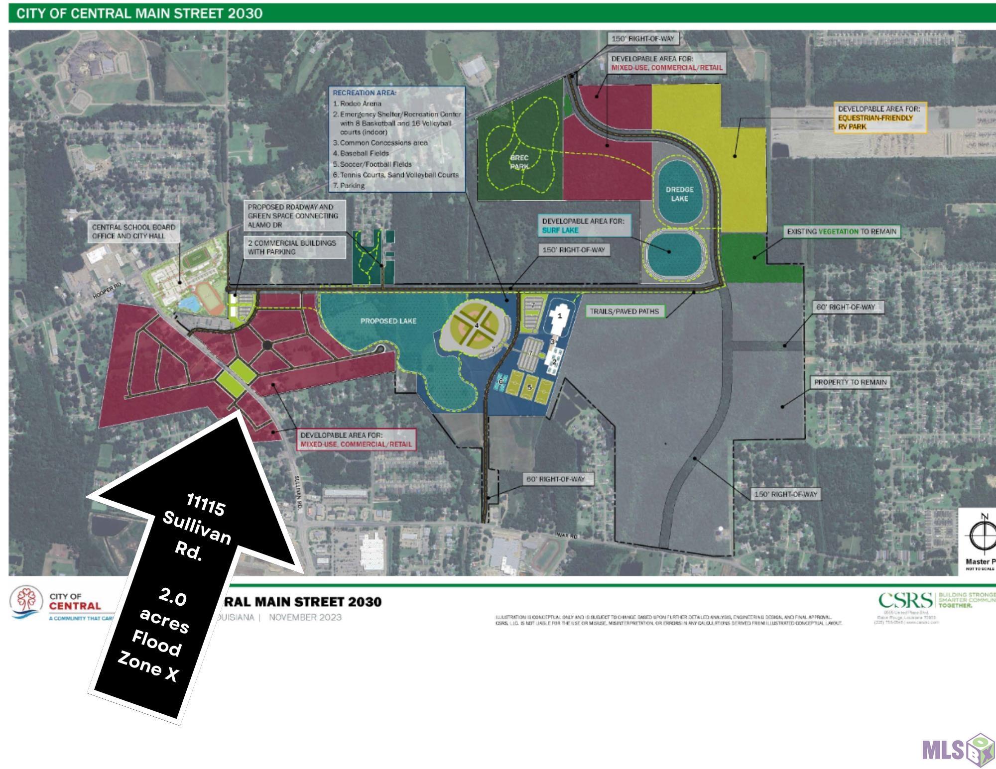 11115 Sullivan Road Central, LA 70818 - Photo 7 of 10 Mainstreet 2030 Development Plan