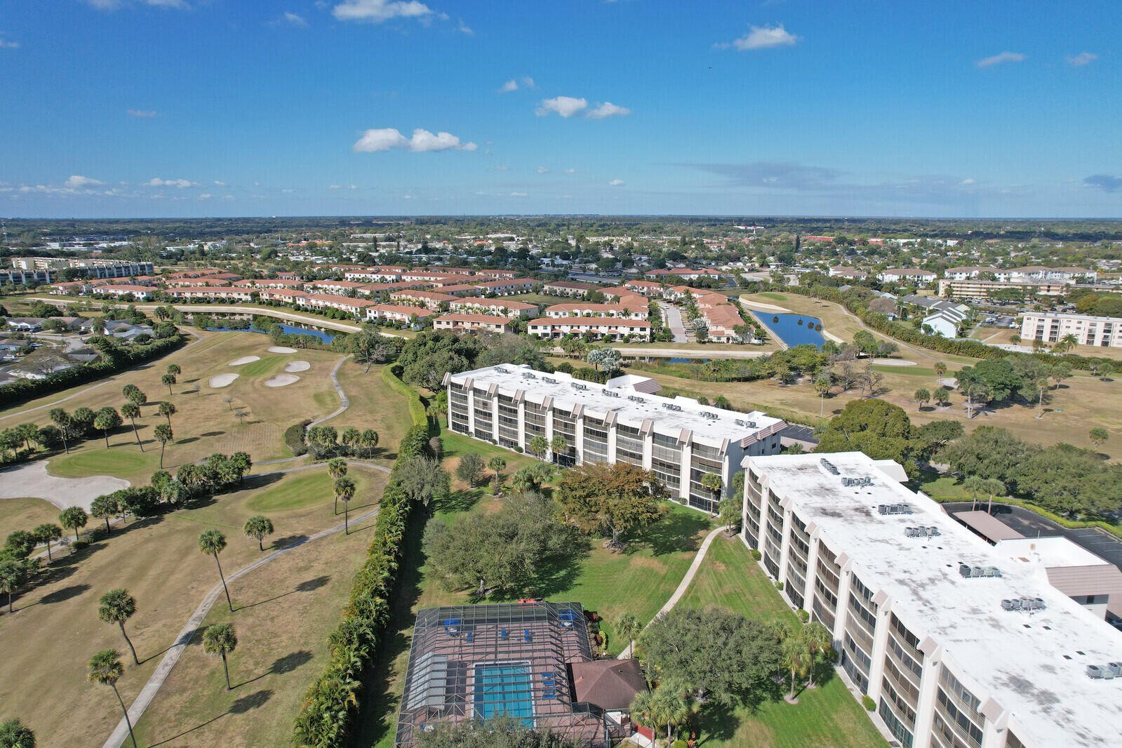 9220 Southwest 14th Street, Unit 3503 Boca Raton, FL 33428 - Photo 33 of 35 Community Pool Aerial