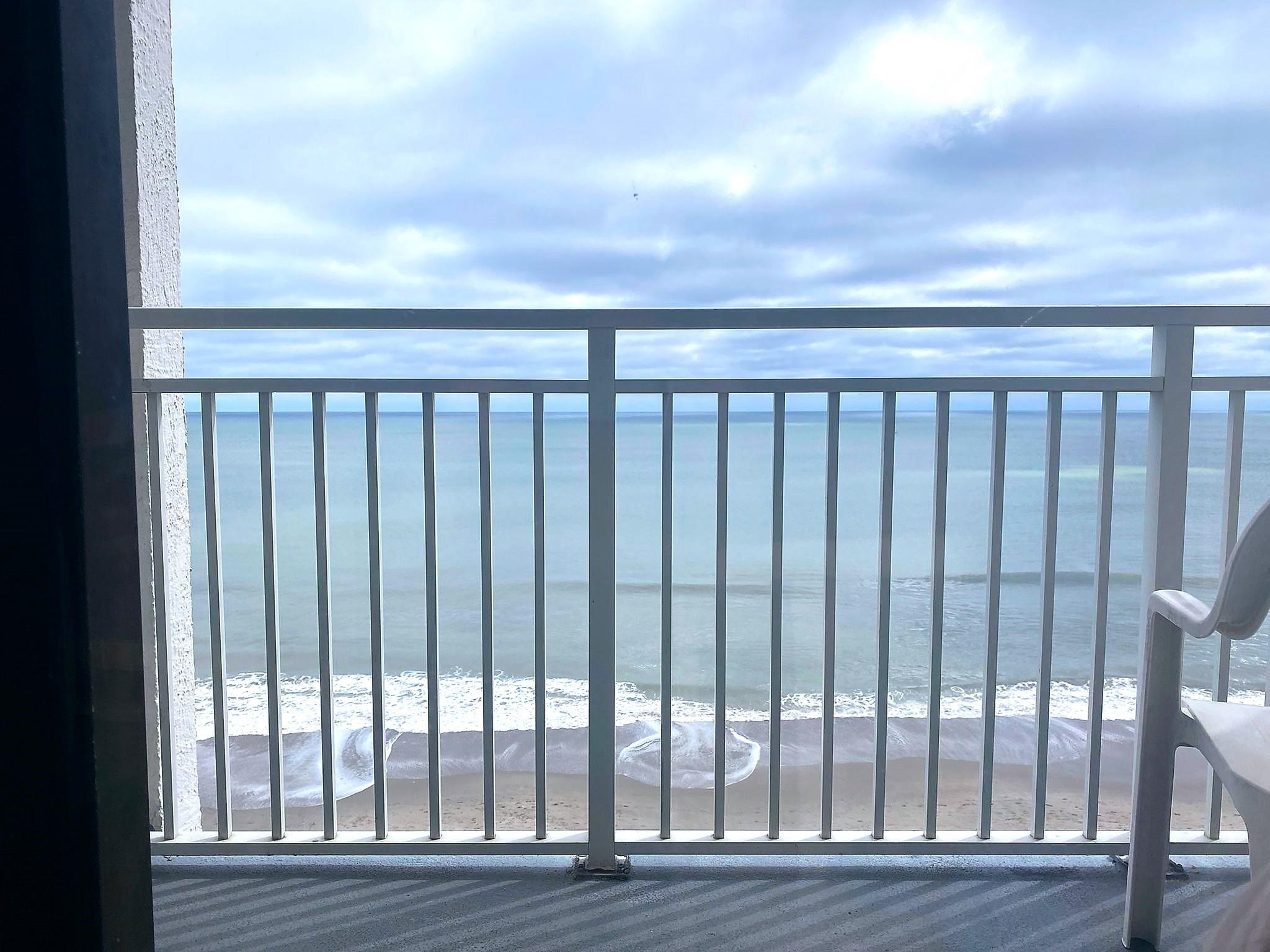 1207 South Ocean Boulevard, Unit 20809 Myrtle Beach, SC 29577 - Photo 5 of 19 Balcony featuring a view of the beach and a water view