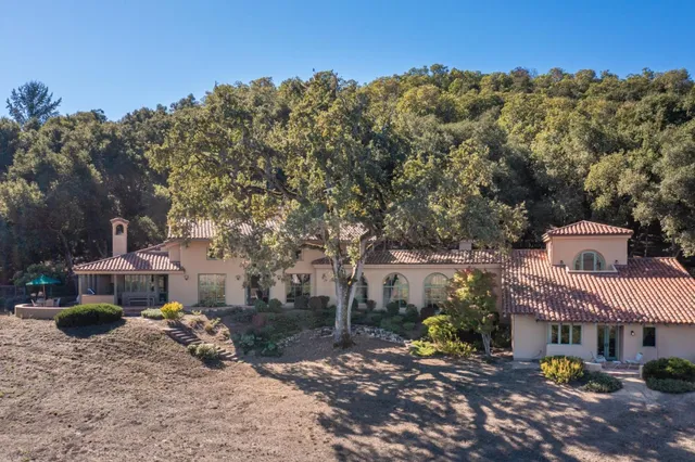 a view of a house with a patio