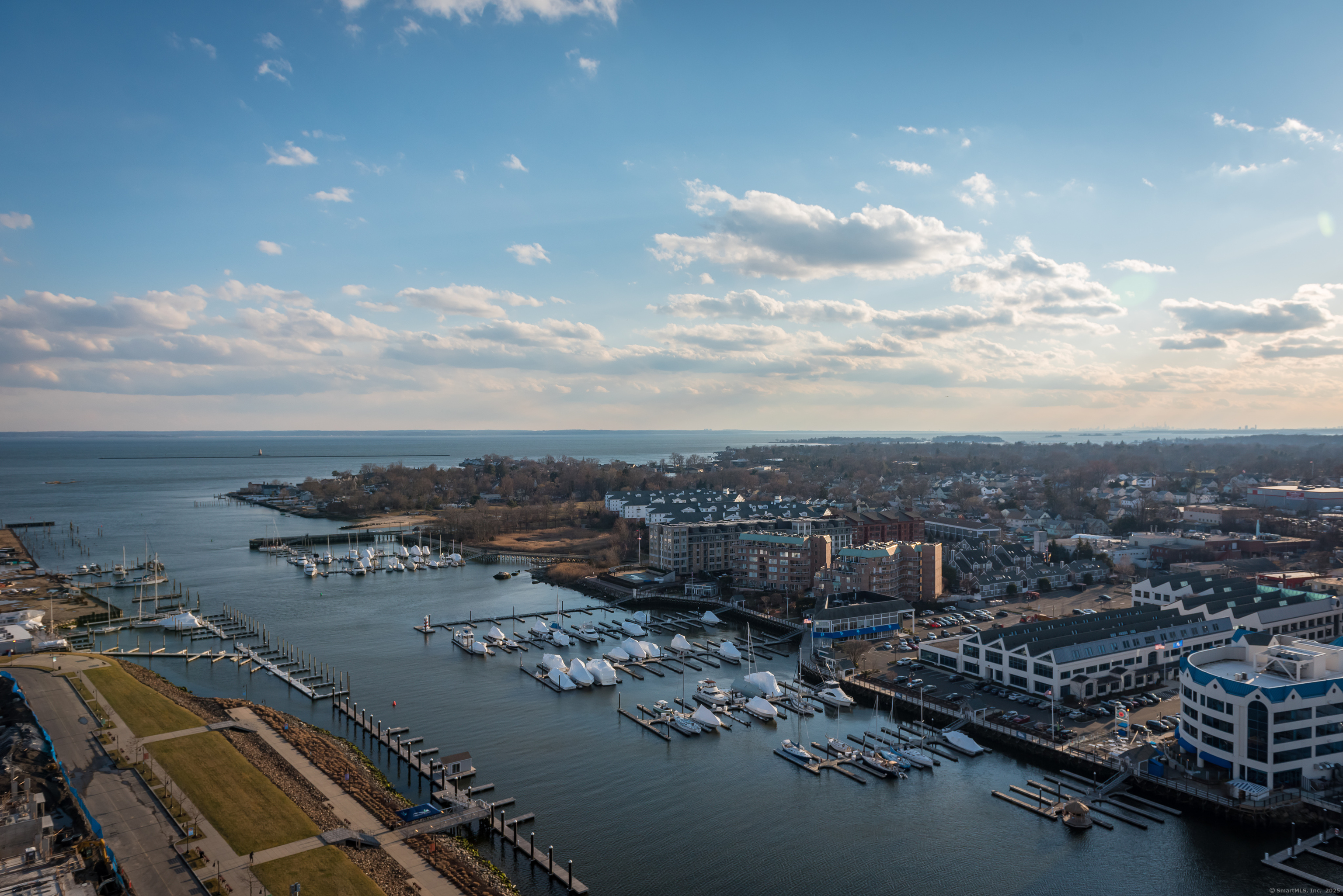 1 Harbor Point Road, Unit 1 Stamford, CT 06902 - Photo 20 of 23 an aerial view of a city