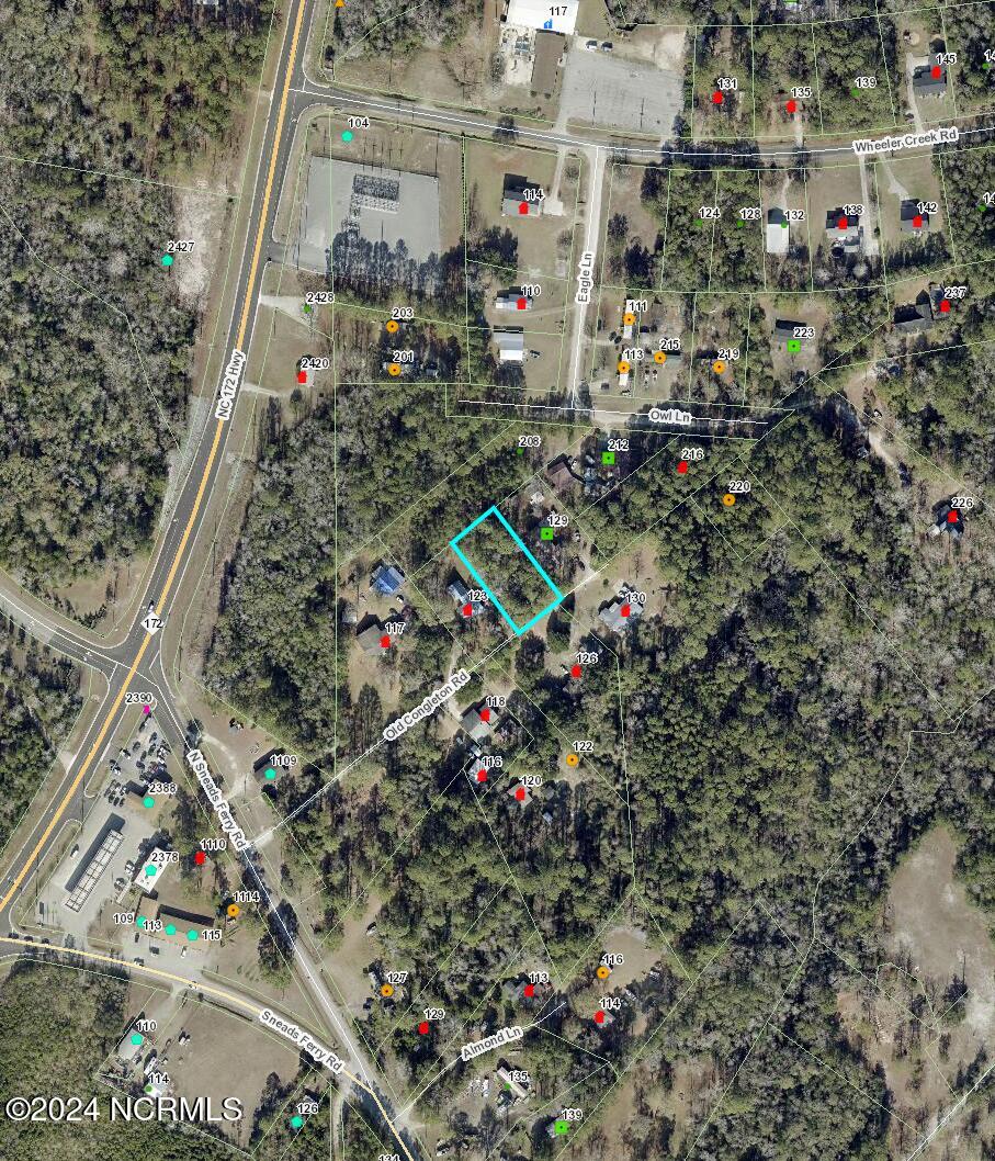 127 Old Congleton Road Sneads Ferry, NC 28460 - Photo 12 of 15 Tax Aerial