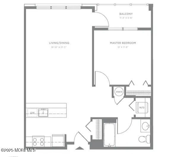 30 Melrose Terrace, Unit 303 Long Branch, NJ 07740 - Photo 54 of 54 a picture of a wall with a white wall and a white wall