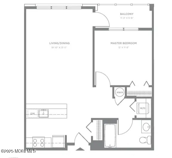 30 Melrose Terrace, Unit 303 Long Branch, NJ 07740 - Photo 53 of 54 a picture of a wall with a white wall and a white wall