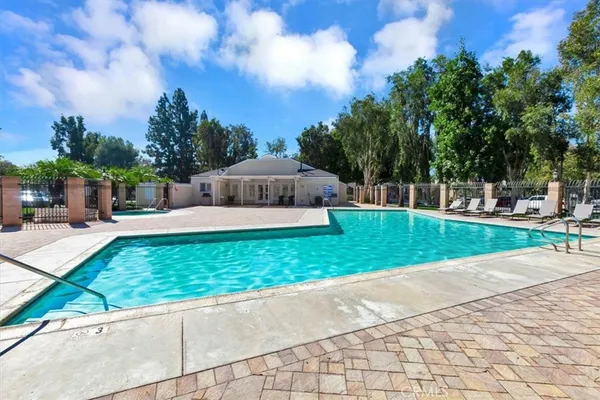 a view of a backyard with a garden