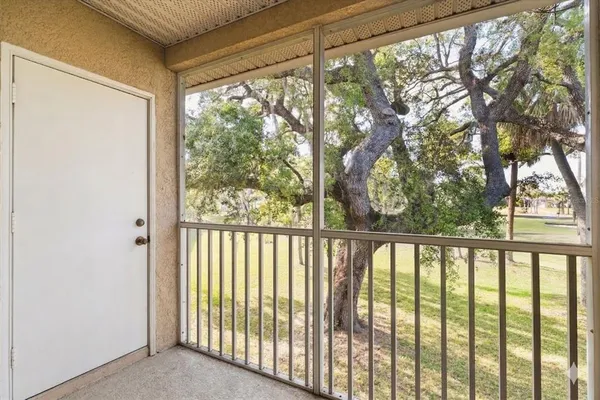 a view of a porch