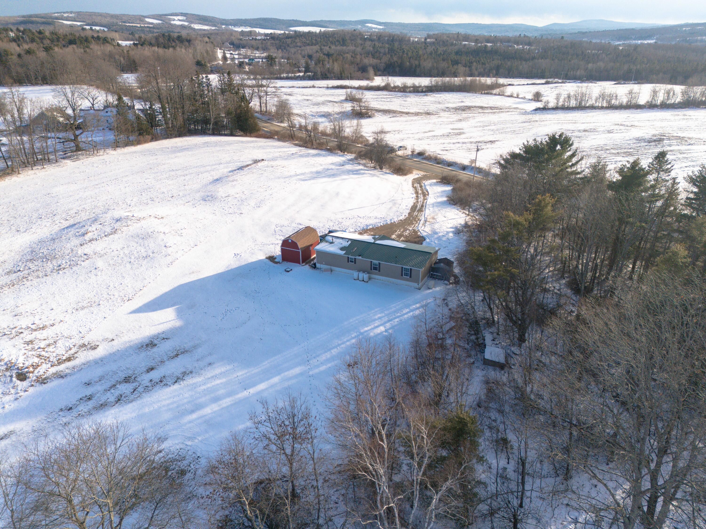 352 Brooks Road Thorndike, ME 04986 - Photo 10 of 24 Alonzo Realty - 352 Thorndike - Drone Ed