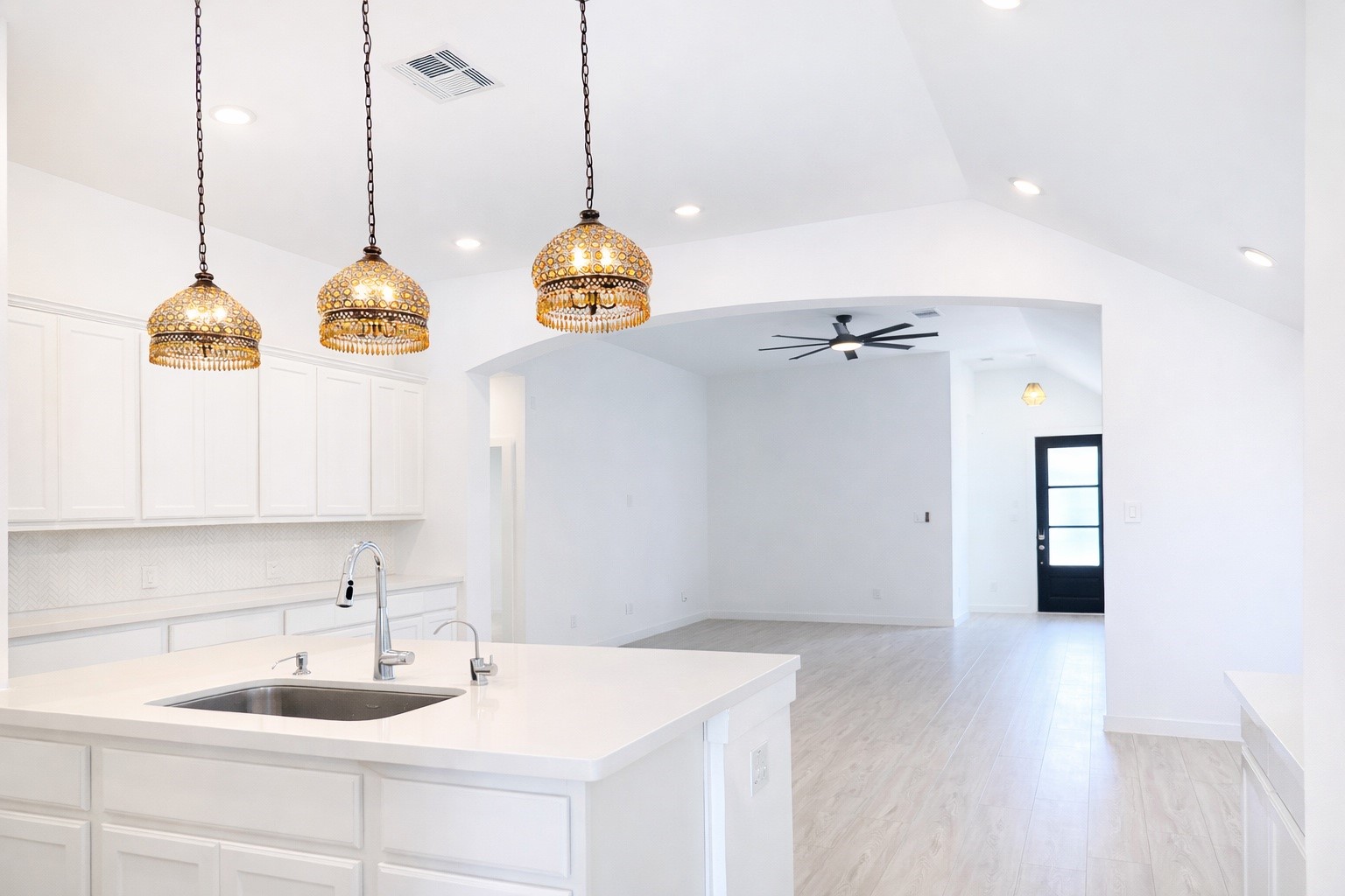15907 Golden Trails Conroe, TX 77302 - Photo 11 of 17 a bathroom with a sink a mirror and vanity