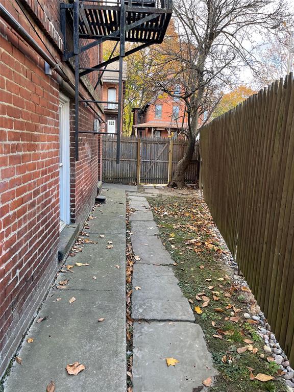 9 Clinton Street Poughkeepsie, NY 12601 - Photo 38 of 46 a view of a pathway with a backyard