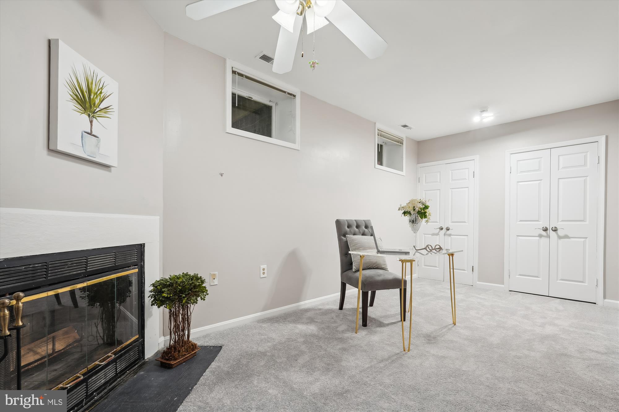 13131 Broadmore Road Silver Spring, MD 20904 - Photo 30 of 40 Den/Office with Fireplace