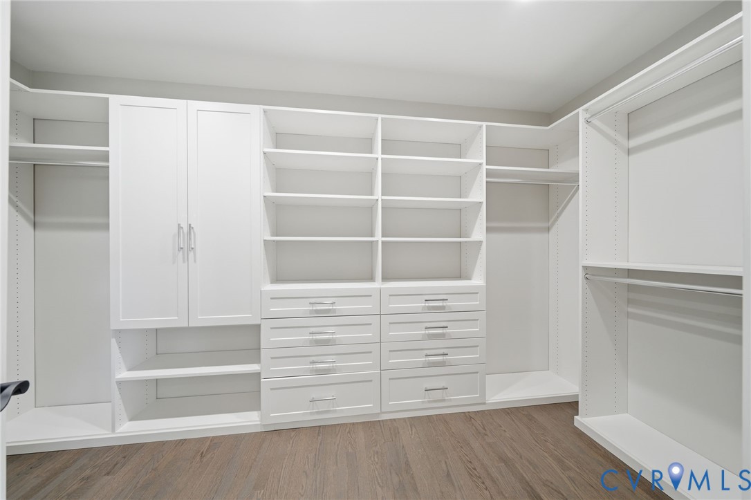 2540 Kentford Road Midlothian, VA 23113 - Photo 34 of 47 a view of walk in closet with empty racks