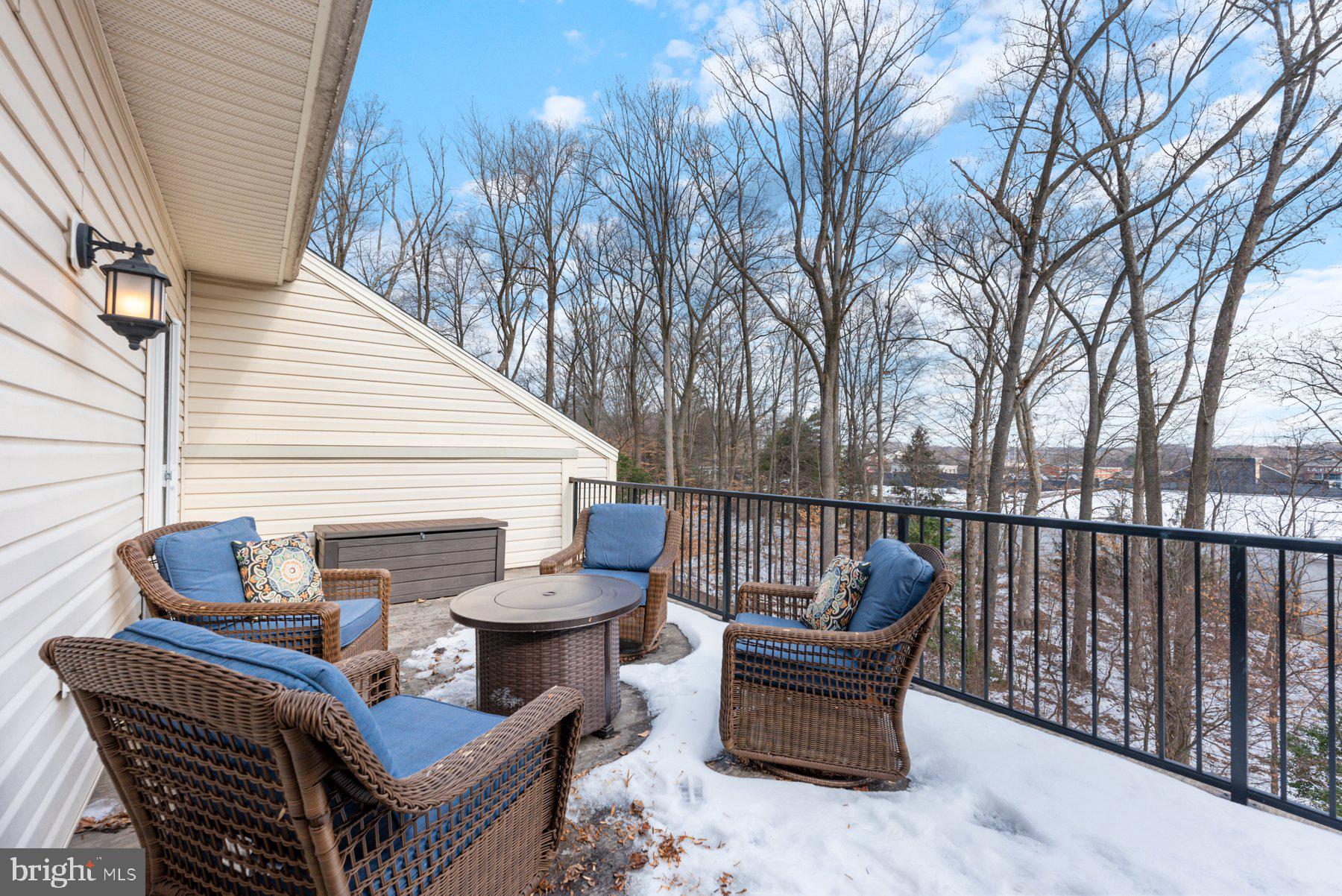 1205 Orchid Road Gambrills, MD 21054 - Photo 37 of 46 4th Level Deck (furniture & firepit convey)