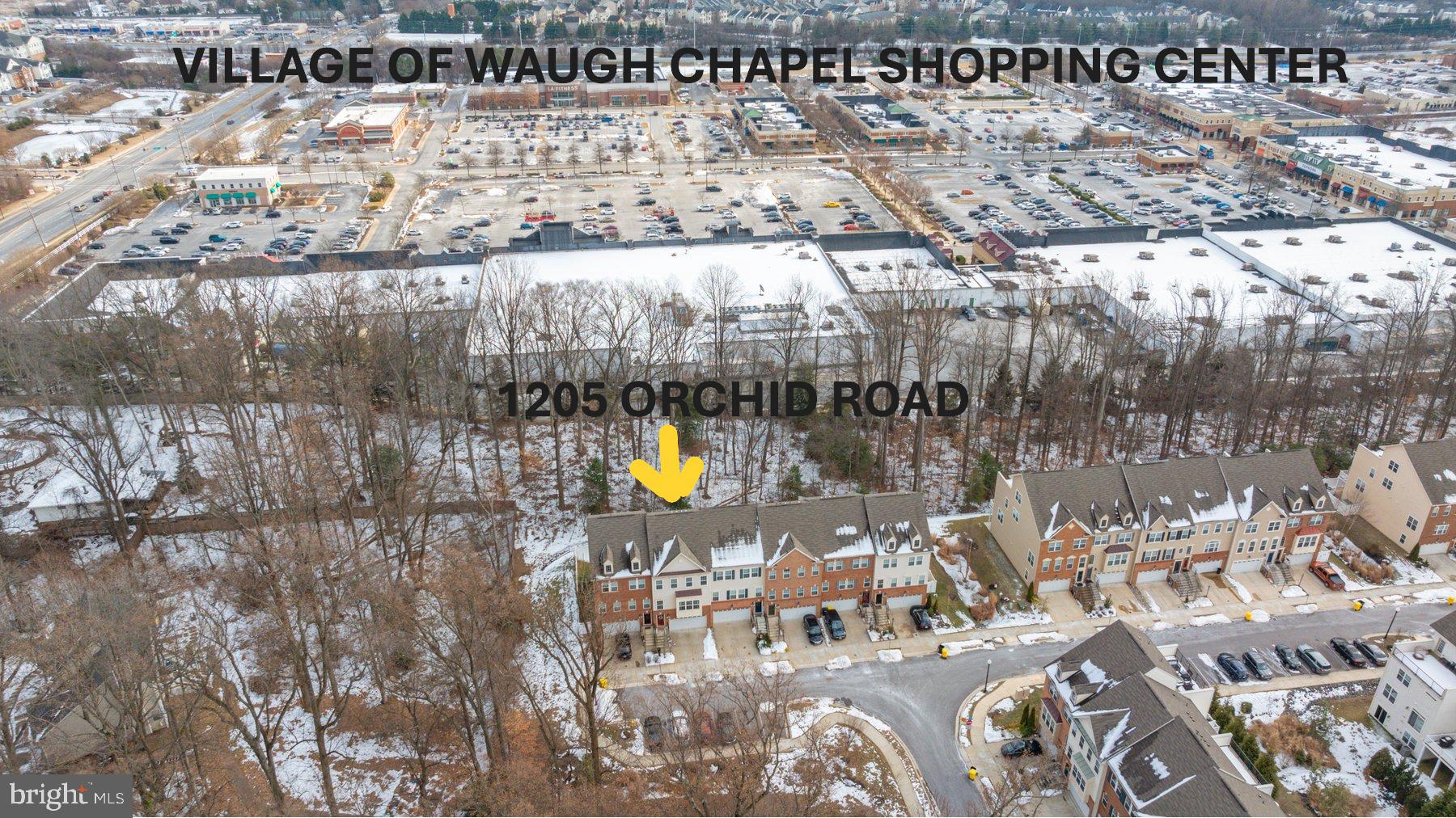 1205 Orchid Road Gambrills, MD 21054 - Photo 44 of 46 Home backs to Village of Waugh Chapel Shopping Ctr