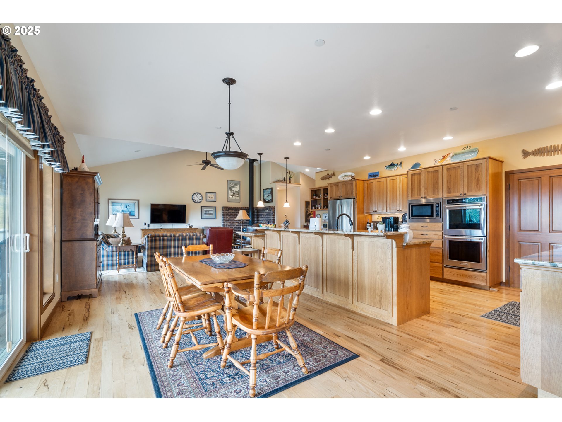 9500 Walz Hill Road Tillamook, OR 97141 - Photo 13 of 47 a view of a dining room with furniture