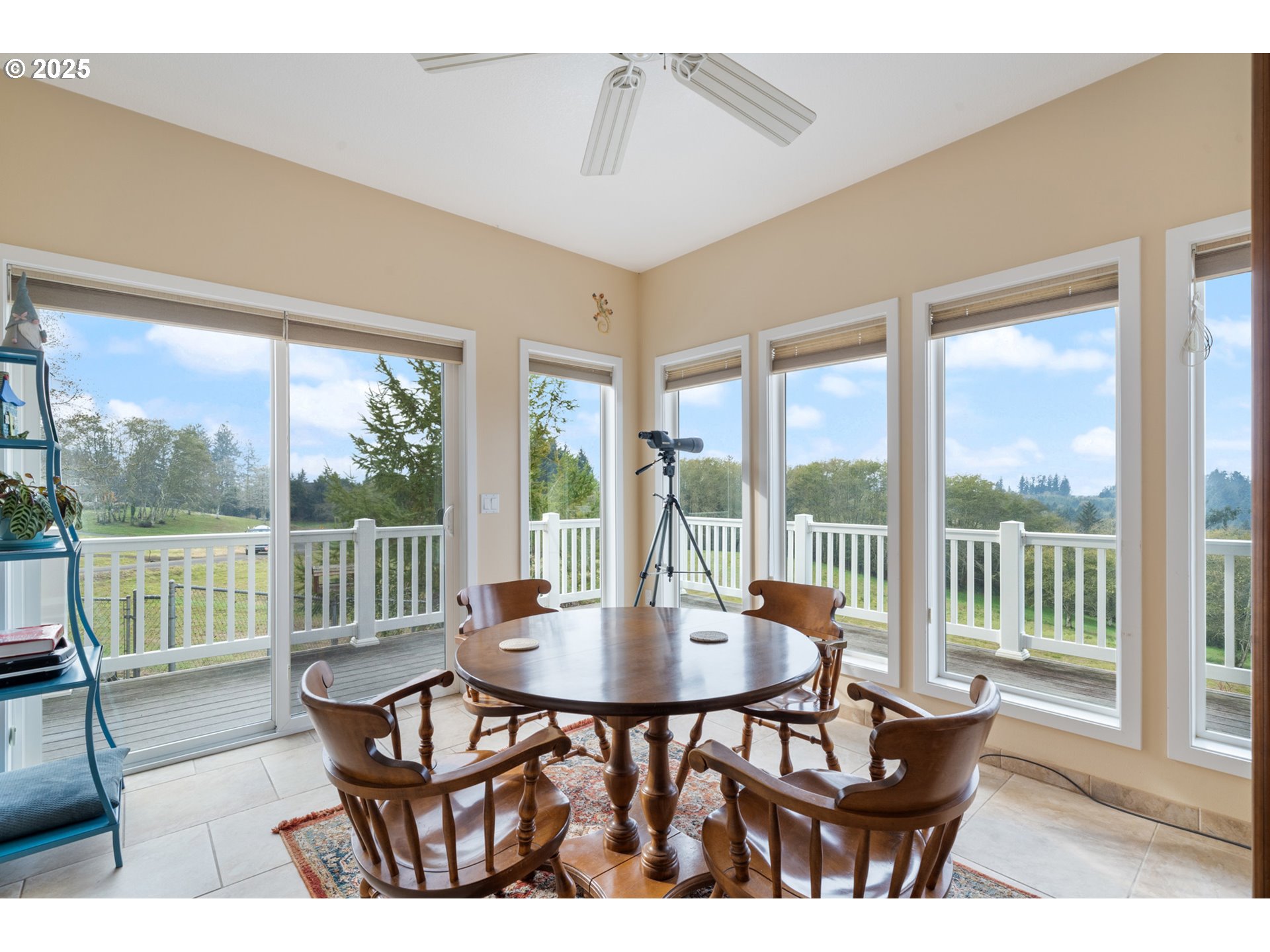 9500 Walz Hill Road Tillamook, OR 97141 - Photo 21 of 47 a view of a dining room with furniture window and outside view