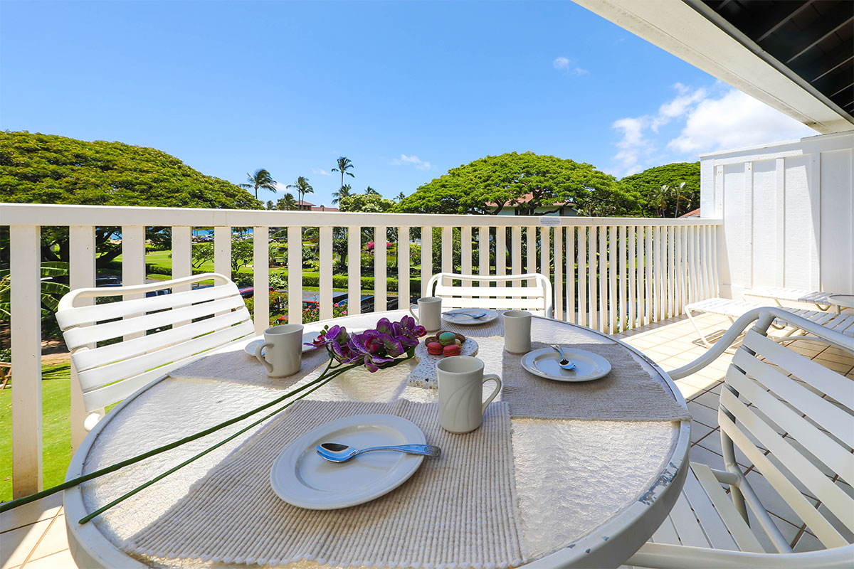 2253 Poipu Road, Unit 148 Koloa, HI 96756 - Photo 13 of 30 a view of a chairs and table in patio