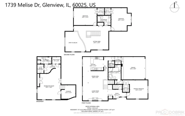 $624,900 | 1739 Melise Drive, Glenview, IL 60025