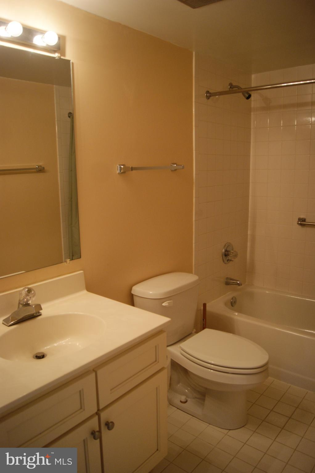 2901 Fallstaff Road, Unit 205 Baltimore, MD 21209 - Photo 19 of 24 a bathroom with a sink a toilet and shower