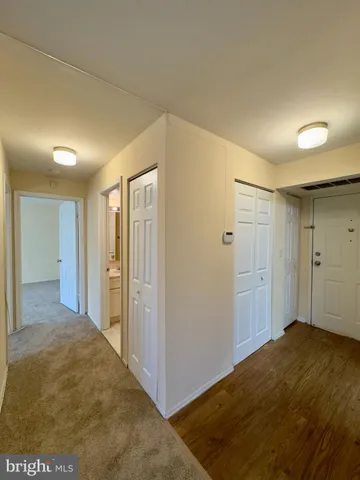 a view of a big room with closet area