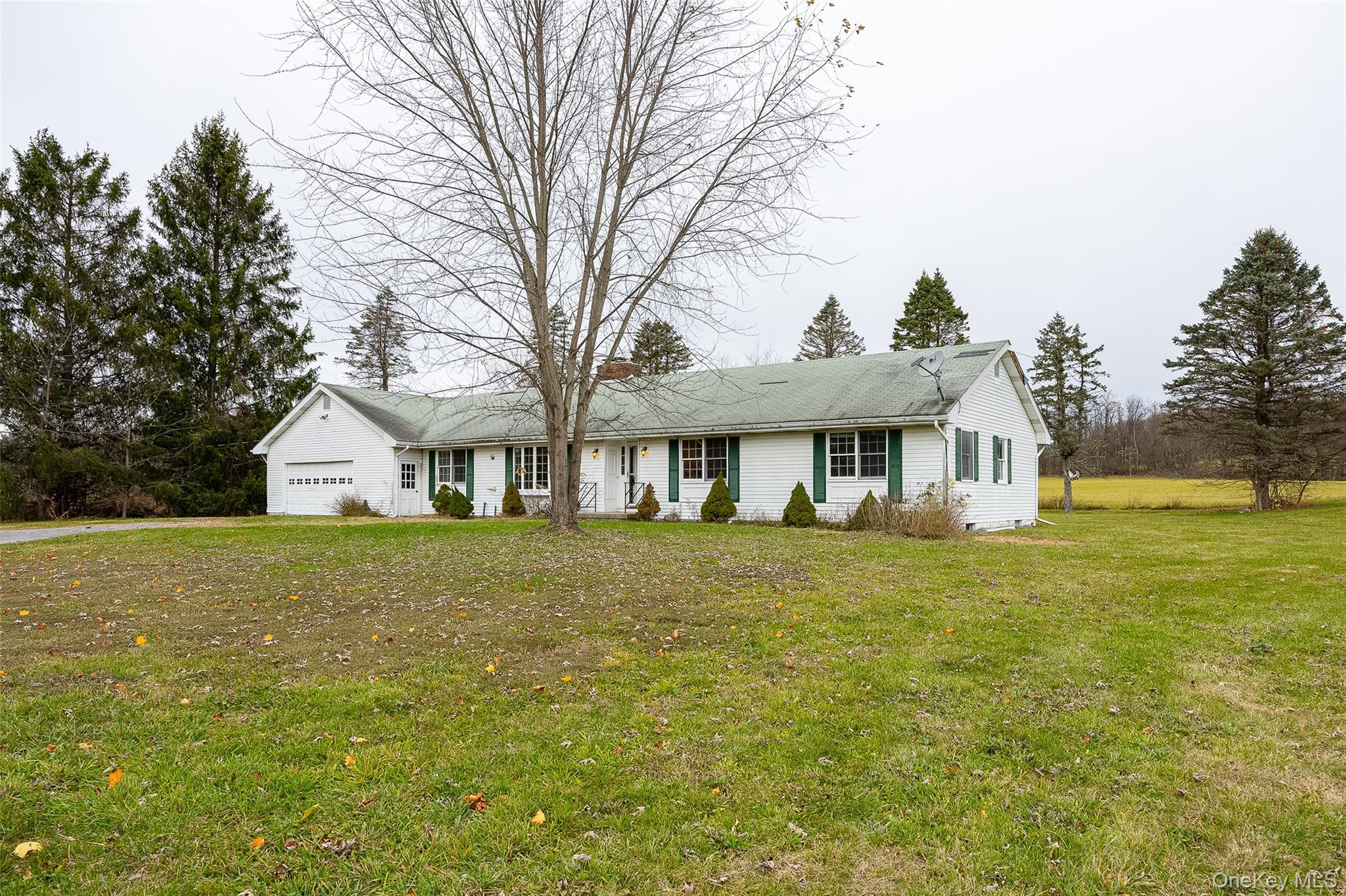 1 Peach Road Poughkeepsie, NY 12601 - Photo 2 of 22 a front view of a house with a garden