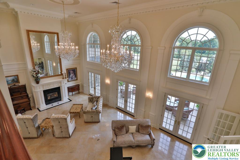 5044 Vera Cruz Road Center Valley, PA 18034 - Photo 20 of 100 a view of a livingroom with furniture and a fireplace