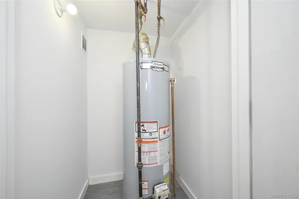 a view of a backyard with a slide