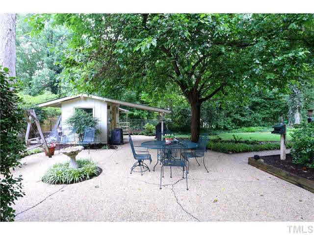604 Macon Place Raleigh, NC 27609 - Photo 23 of 25 Patio in backyard great for entertaining and enjoying the quite setting. Patio